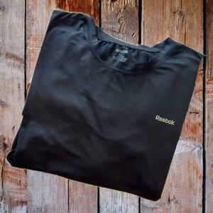 Men Big/Tall 5XLT Reebok Black Tee